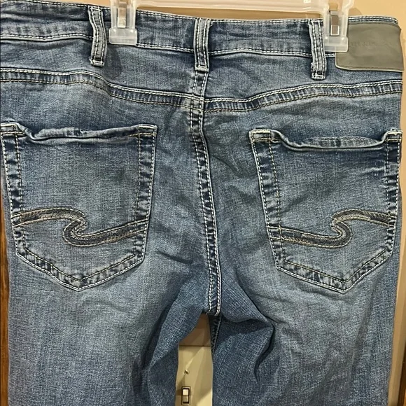 Silver Jeans Blue Straight Denim - Picture 5 of 8